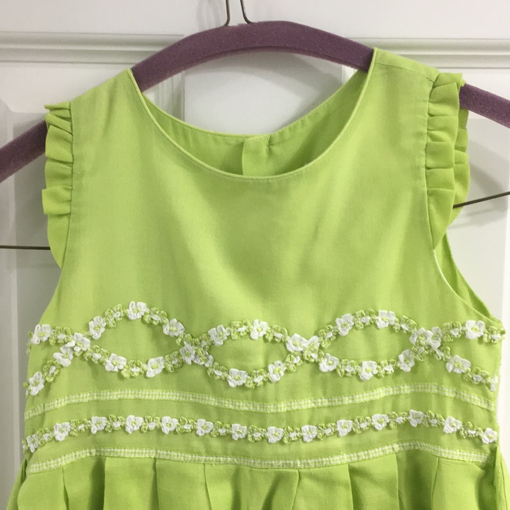 Luli Me size 5 Green with embellishments dress